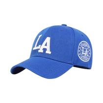 Boné De Beisebol Snapback Bordado Com Letras La Ajustável Unissex Chapéu Protetor Solar Casual