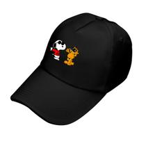 Boné de beisebol Snoopys Anime Snapback Hat de algodão 56-58cm