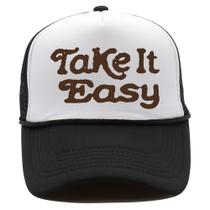 Boné de beisebol Takes It Easys Anime para adultos tamanho ajustável