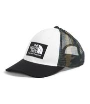 Boné de beisebol THE NORTH FACE Mudder Trucker Chapéu Snapback de ajuste clássico para homens e mulheres com faixa de suor FlashDry, tecido respirável, preto TNF/branco TNF/preto TNF Camo, estampa pequena TNF, tamanho único