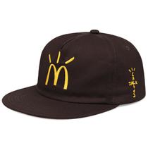 Boné de beisebol Travisi Scotts Anime Snapback, algodão preto
