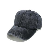 Boné de beisebol Trucker, algodão lavado, leopardo, camo, unissex