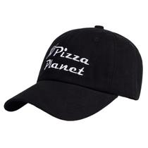 Boné de beisebol Trucker Pizza Planet bordado de algodão adulto