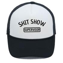 Boné de beisebol Trucker Poliéster 'SHIT SHOW SUPERVISOR' com estampa Boné de beisebol Trucker Poliéster 'SHIT SHOW SUPERVISOR' com estampa