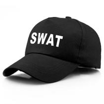 Boné de beisebol Trucker SWAT Letter Print Algodão 80g 58cm