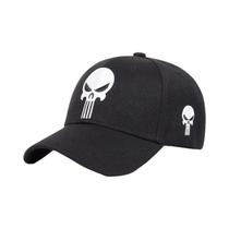 Boné De Beisebol Unissex Ajustável Com Bordado De Caveira, Chapéu Casual Para Primavera E Outono,