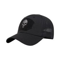 Boné De Beisebol Unissex Ajustável Com Bordado De Caveira, Respirável, Casual, Protetor Solar Para