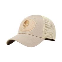 Boné De Beisebol Unissex Ajustável Com Bordado De Caveira, Respirável, Estilo Snapback Para