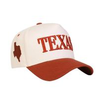 Boné De Beisebol Unissex Ajustável Com Bordado De Letras Texas, Chapéu Casual Para Primavera E