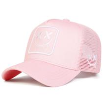 Boné De Beisebol Unissex Ajustável Com Bordado De Rosto Sorridente, Chapéu Casual Hip Hop Para Boné De Beisebol Unissex Ajustável Com Bordado De Rosto Sorridente, Chapéu Casual Hip Hop Para