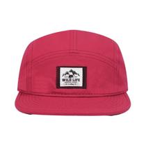 Boné De Beisebol Unissex Ajustável WILD LIFE De Algodão Com 5 Painéis E Fecho Snapback Estilo Hip