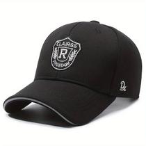 Boné de Beisebol Unissex com Emblema da Letra R - de Algodão