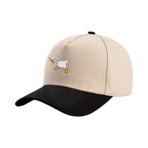 Boné De Beisebol Unissex Com Padrão De Ganso Bordado, Estilo Casual E Moderno, Chapéu Duckbill