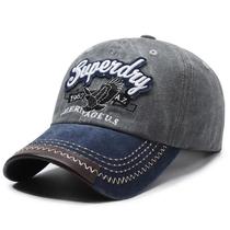 Boné de Beisebol Unissex Retrô com Bordado de Águia - Estilo Vintage Lavado