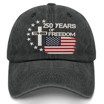 Boné de beisebol US 250 Years Freedoms 1776-2026 bordado Boné de beisebol US 250 Years Freedoms 1776-2026 bordado
