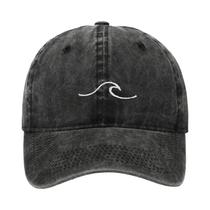 Boné De Beisebol Vintage Com Padrão De Ondas Bordado Em Algodão Para Homens E Mulheres, Chapéu De