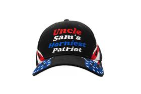 Boné de beisebol Visibly Toxic Uncle Sam's 4 de July Hat Black