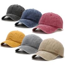 Boné de beisebol Voilipex vintage de algodão unissex, conjunto de 6 peças