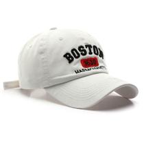 Boné de beisebol VPTMRP Boston Massachusetts unissex branco