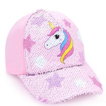 Boné de beisebol WAWSAM Unicorn para meninas de 4 a 8 anos rosa Boné de beisebol WAWSAM Unicorn para meninas de 4 a 8 anos rosa