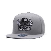 Boné de beisebol Wilds Ones Anime Snapback HipHop Flat A