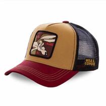 Boné de beisebol Wilees Coyotes Anime Snapback Hip Hop Preto Boné de beisebol Wilees Coyotes Anime Snapback Hip Hop Preto