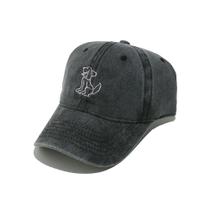 Boné de beisebol xadrez lavado em algodão com design bordado para cães Boné de beisebol xadrez lavado em algodão com design bordado para cães