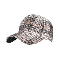 Boné De Beisebol Xadrez Masculino E Feminino Para Primavera, Verão E Inverno, Com Proteção Solar E