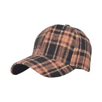 Boné De Beisebol Xadrez Masculino E Feminino Para Primavera, Verão E Inverno, Com Proteção Solar E
