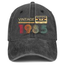 Boné de beisebol XAIVEZL 1985 Vintage para presente de aniversário de 40 anos Boné de beisebol XAIVEZL 1985 Vintage para presente de aniversário de 40 anos