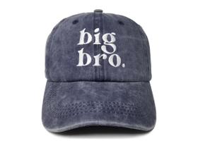 Boné de beisebol ZKFE bordado Big Bro, chapéu Big Bro para menino Boné de beisebol ZKFE bordado Big Bro, chapéu Big Bro para menino