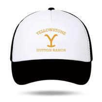 Boné De Caminhoneiro De Espuma De Malha Ajustável Unissex Yellowstone Dutton Ranch Dad Hat Adulto