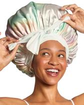 Boné de cetim Kitsch XL para dormir mais macio do que mulheres de seda Boné de cetim Kitsch XL para dormir mais macio do que mulheres de seda