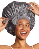 Boné de cetim Kitsch XL para dormir mais macio que carvão de seda Boné de cetim Kitsch XL para dormir mais macio que carvão de seda