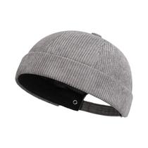 Boné De Corduroy Texturizado Em Cores Sólidas, Estilo Hip-hop, Retro, Estilo Tang