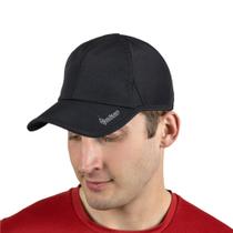 Boné de corrida masculino TrailHeads, com proteção UV, leve, preto Boné de corrida masculino TrailHeads, com proteção UV, leve, preto