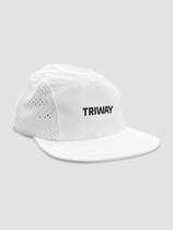 Boné De Corrida Triway Sports Five Panel Branco Unissex - Boné De Corrida Triway Sports Five Panel Branco Unissex -