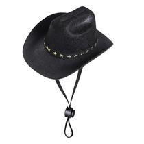 Boné de cosplay choyaxo Pet Cowboy Cowboy para cães e gatos Boné de cosplay choyaxo Pet Cowboy Cowboy para cães e gatos