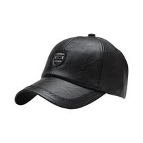 Boné De Couro Masculino Quente Para Outono E Inverno, Estilo Hip Hop, Snapback, Casual Para Esportes Boné De Couro Masculino Quente Para Outono E Inverno, Estilo Hip Hop, Snapback, Casual Para Esportes