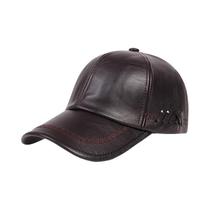 Boné De Couro Preto Para Inverno, Estilo Snapback, Chapéus Quentes De Outono Para Mulheres E Homens
