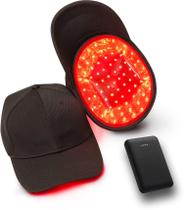 Boné de crescimento de cabelo a laser NNUSHK Red Light Therapy Black