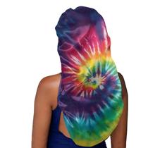 Boné de dormir AFPANQZ Tie Dye Rainbow Long Satin para cabelos longos