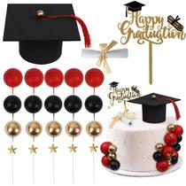 Boné de formatura Cake Toppers Acmee Diploma Balls 2025