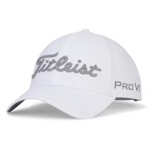 Boné de Golfe Masculino Titleist Tour Performance, Branco/Cinza