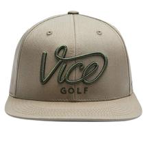 Boné de golfe Vice Golf Crew Hunter Green unissex tamanho único Boné de golfe Vice Golf Crew Hunter Green unissex tamanho único