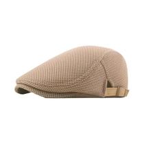 Boné de Jornaleiro Ajustável Masculino - Boina de Malha para Primavera/Verão