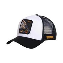 Boné De Malha Hip-Hop Ajustável Com Bordado De Dragon Ball Son Goku Para Homens, Visor De Verão