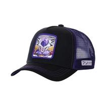 Boné De Malha Hip-Hop Ajustável Com Bordado Do Dragon Ball Son Goku Para Homens, Visor De Verão