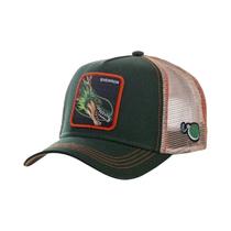 Boné De Malha Hip-Hop Ajustável Com Bordado Do Dragon Ball Son Goku Para Homens, Visor De Verão