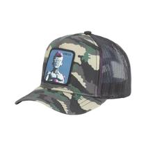 Boné De Malha Hip-Hop Masculino Ajustável Com Bordado Dragon Ball Buu Goku, Viseira De Sol Para